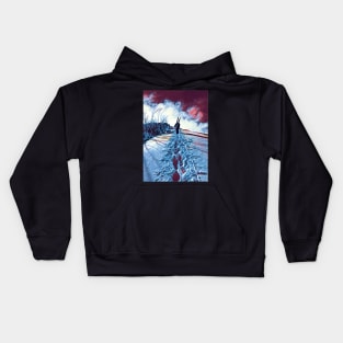 The Hike Out, Mt Hotham Kids Hoodie